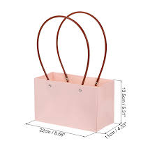 20*10.5*13.5cm pink favor bag