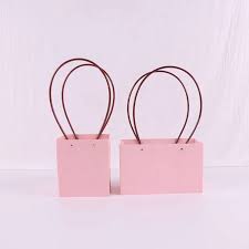 20*10.5*13.5cm pink favor bag