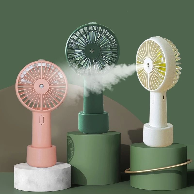 Rechargeable Fan With Humidifier