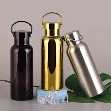 Gold Stainless Steel Vacuum Flask