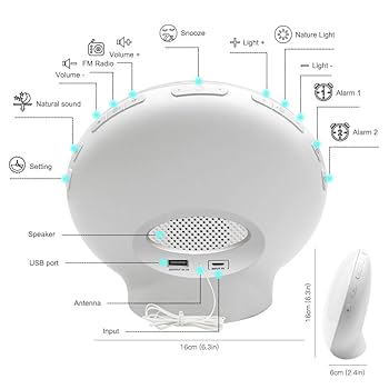 Bedside Lamp With Digital Alarm Clock