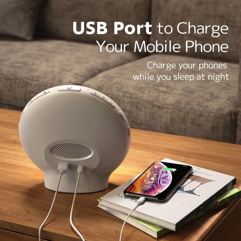 Bedside Lamp With Digital Alarm Clock