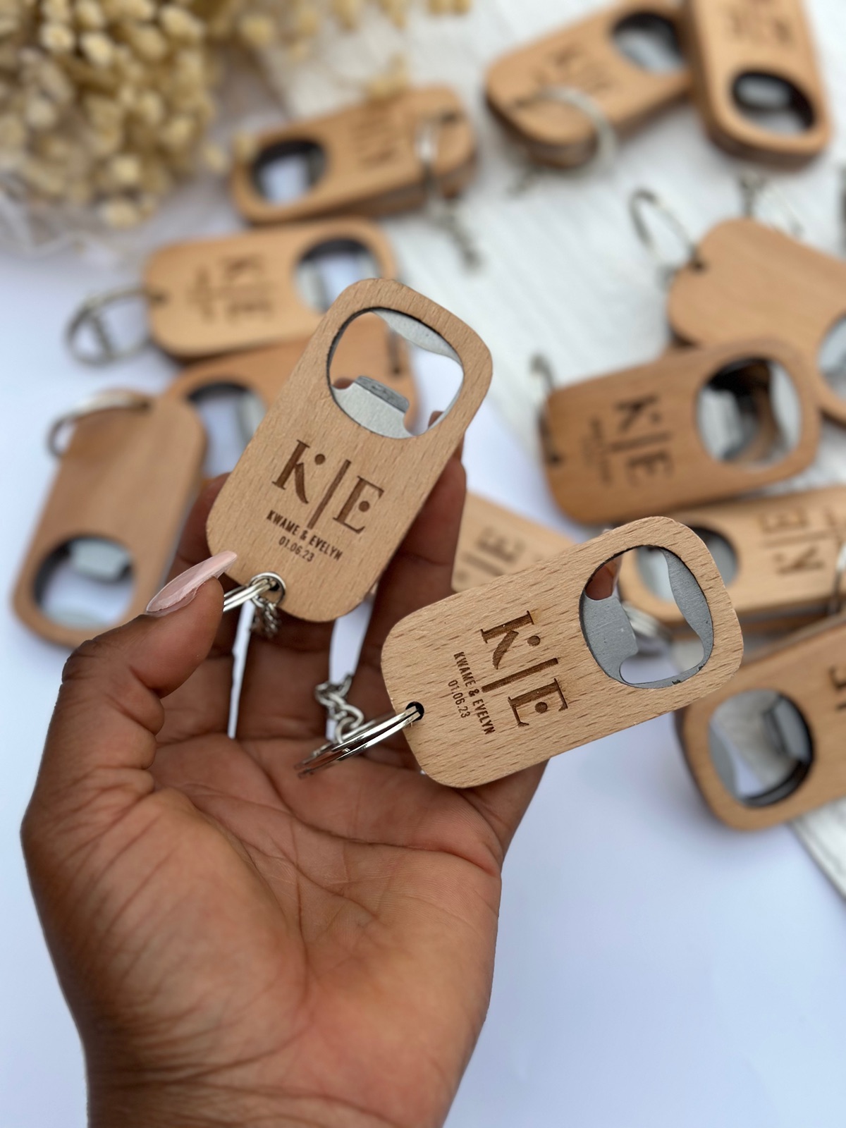 Wooden Opener Keyring