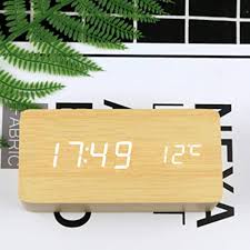 Wooden Rectangular Digital clock