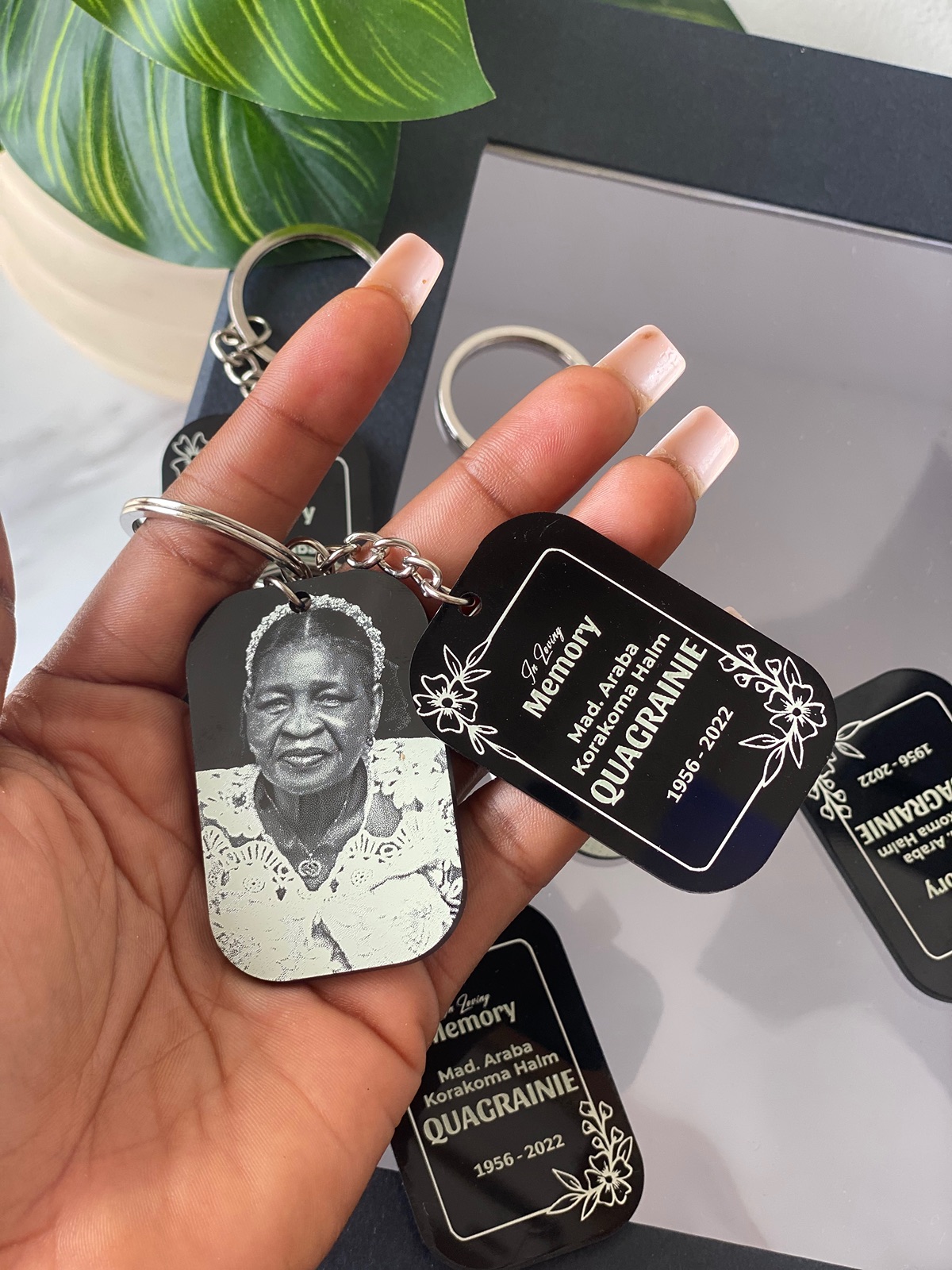 Perspex Keyring