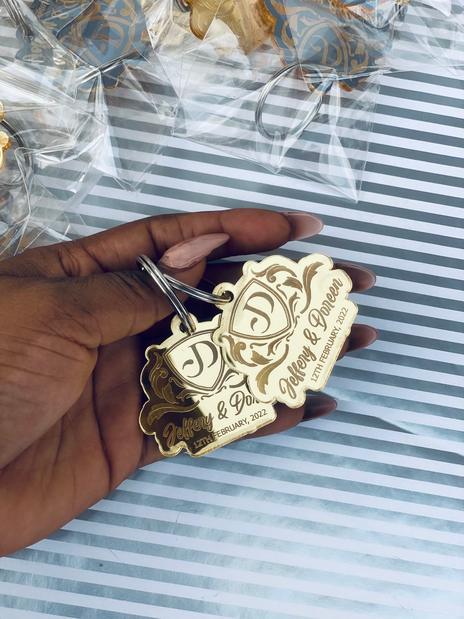 Perspex Keyring