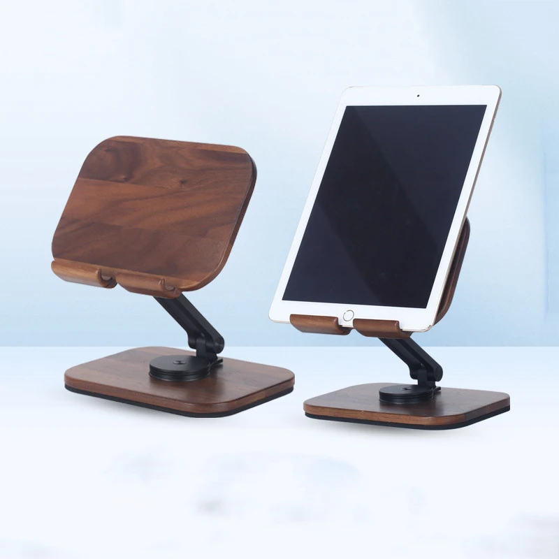 Foldable Wood Tablet Holder
