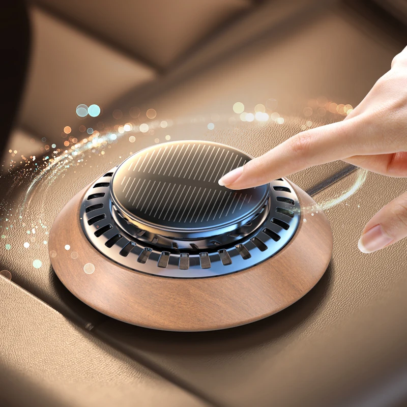 Wooden round humidifier/ car frangrance