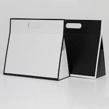 Black Foldable Hard Gift Bag
