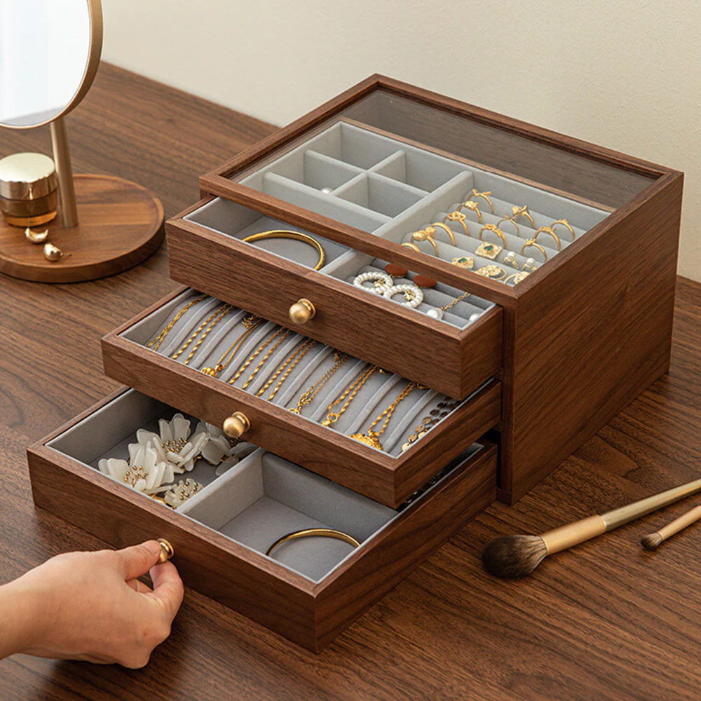 Wooden Ladies Jewelry Box