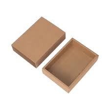 Crafted Rectangular Paper Box with Plain Cover