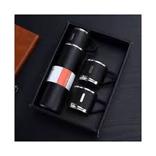 Vacuum Bottle with Cups Set