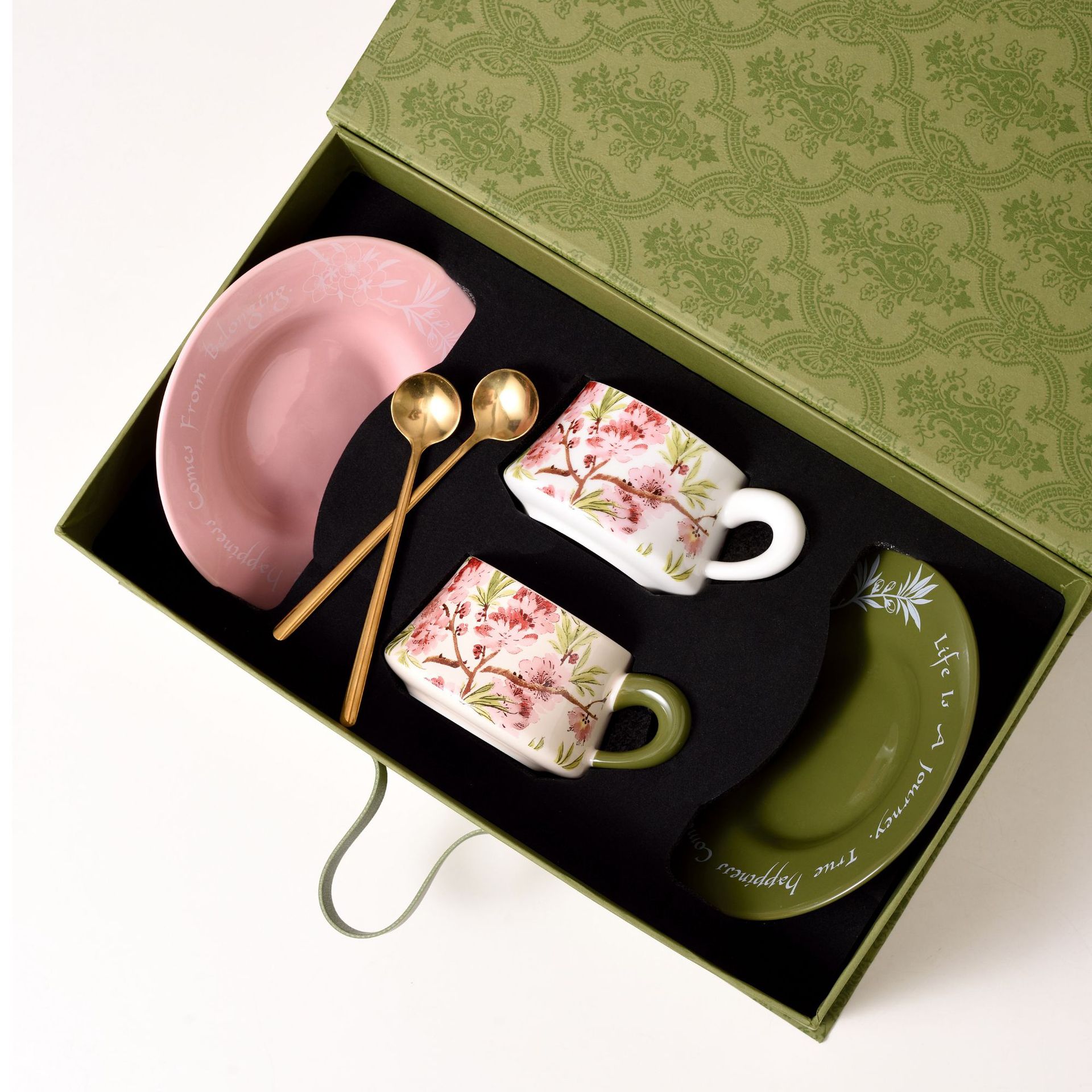 Ceramic Mug With Plate Set