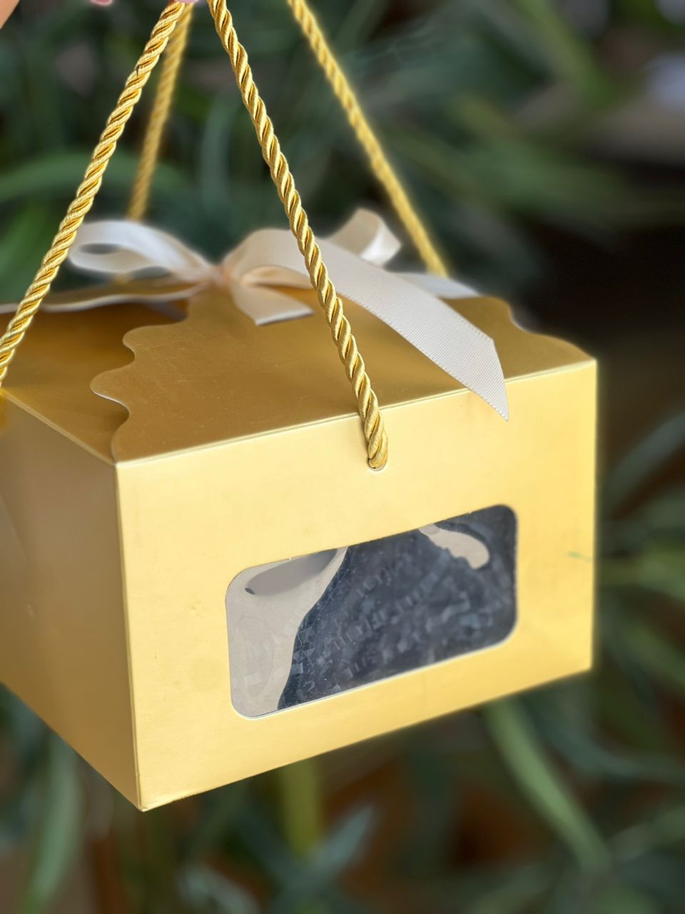 Gold gift box