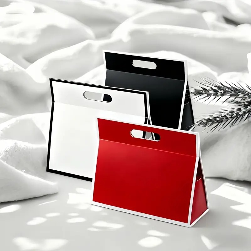 Black Foldable Hard Gift Bag