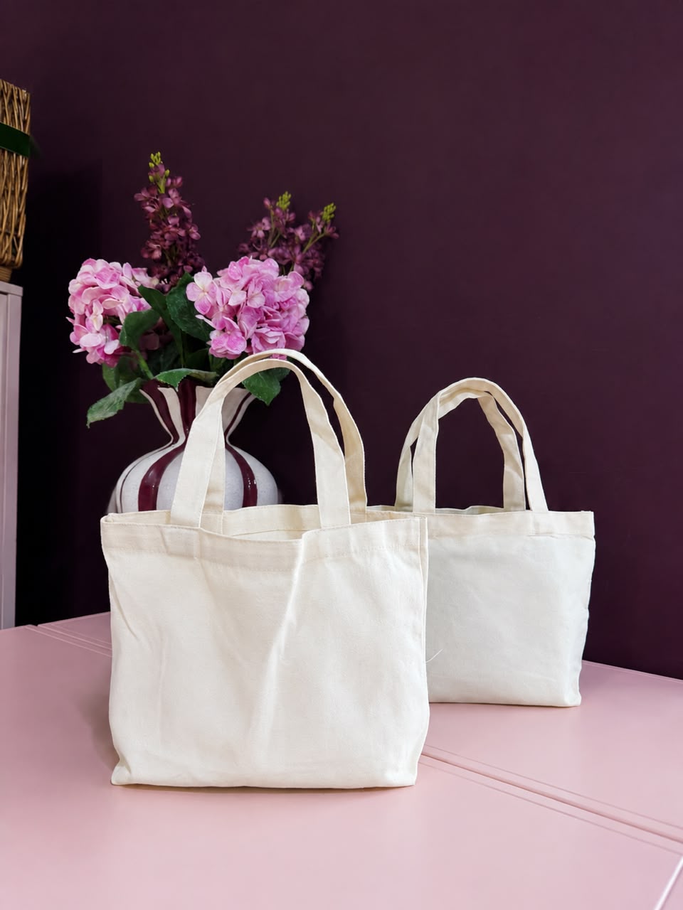 Plain Canvas Tote Bag