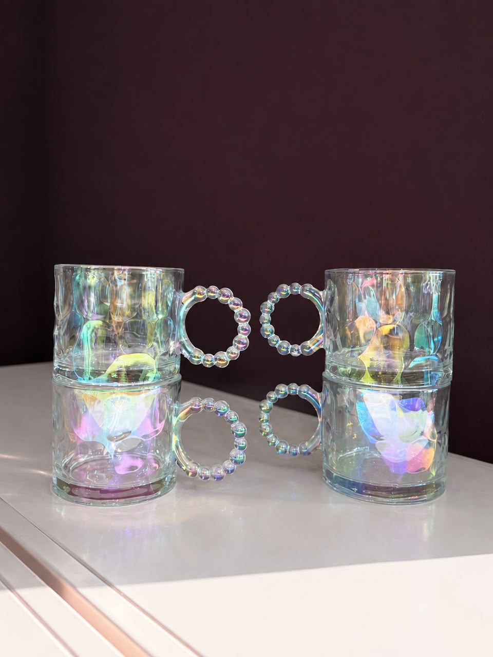 Iridescent Glass Cup