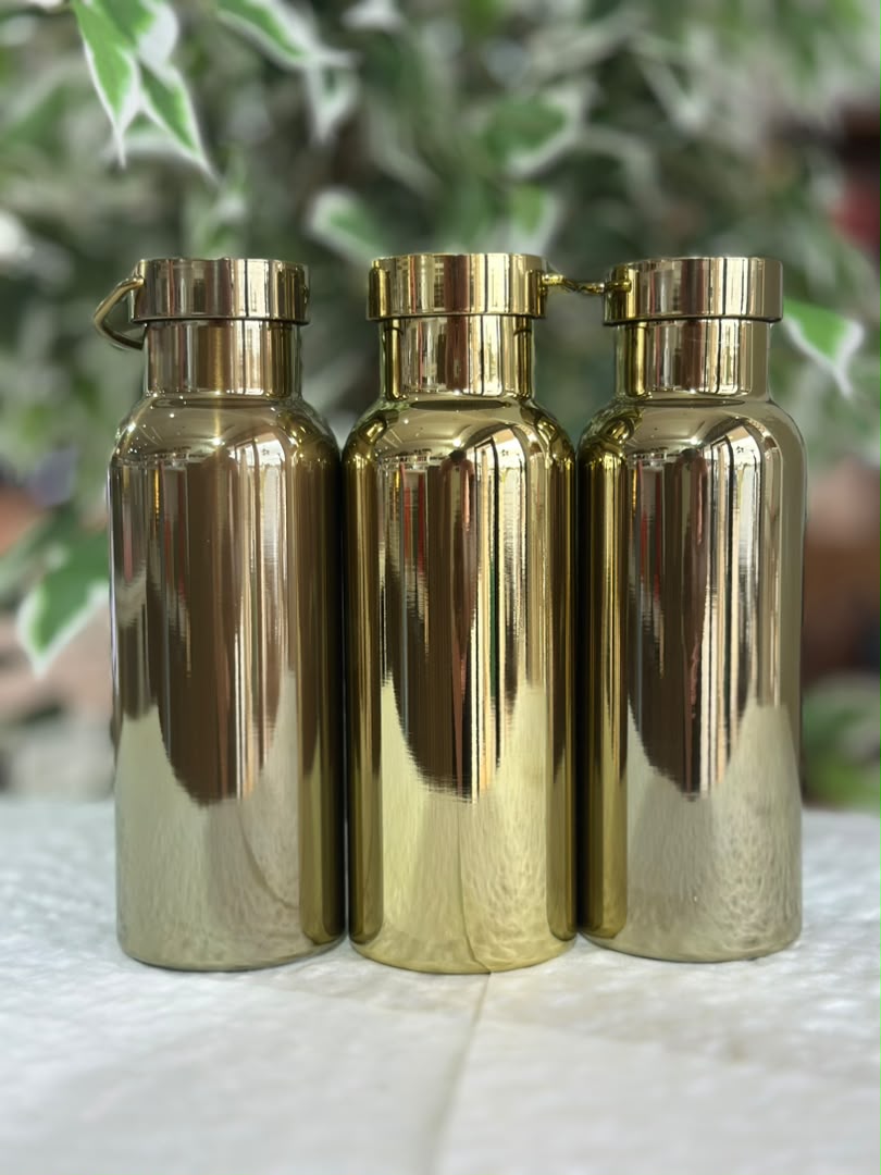 Gold Stainless Steel Vacuum Flask