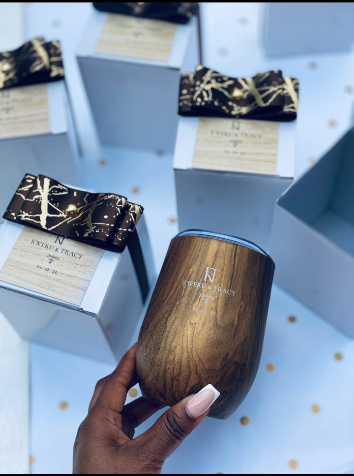 Egg shaped tumbler
