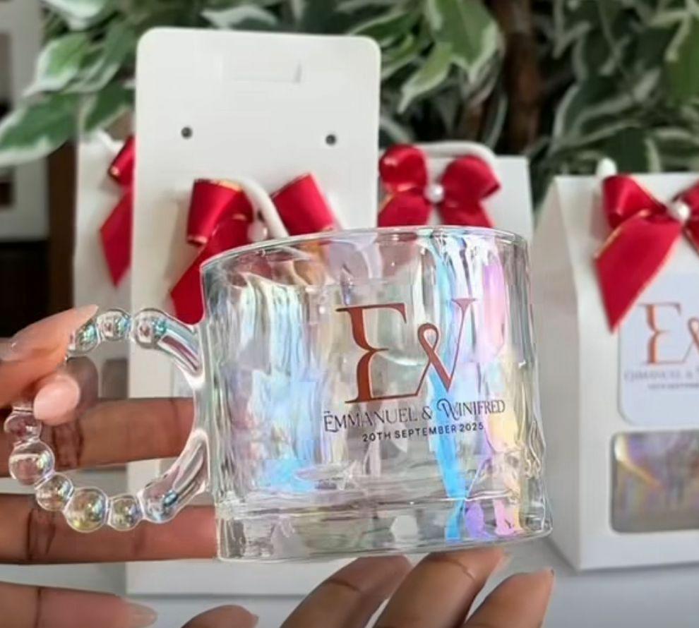 Iridescent Glass Cup